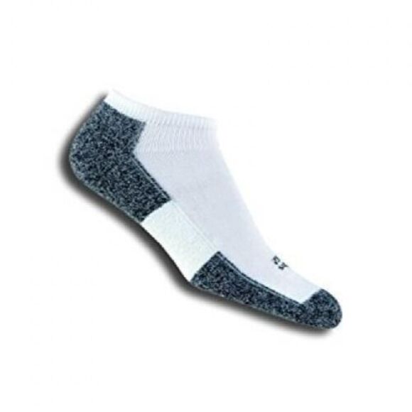 Thorlos LRCM00 Men's Sz XL White Lite Padding Low Cut Running Socks - Picture 5 of 5